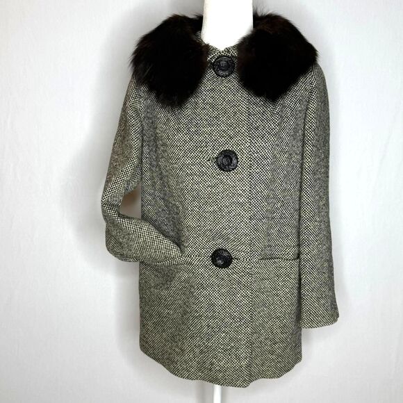 Vintage Mid Century Modern Kay McDowell Swing Coat - Picture 1 of 6